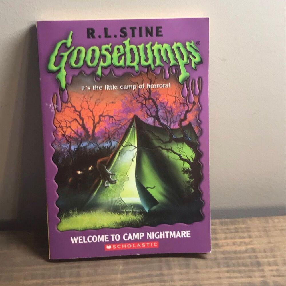 R.L. Stine Goosebumps #9 Welcome to Camp Nightmare Paperback Vintage Scholastic